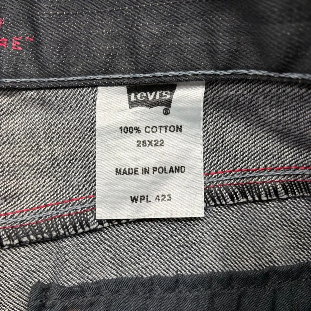Levis Redwire DLX Mens Dark Wash Denim iPod Control Jeans 28x22 ws
